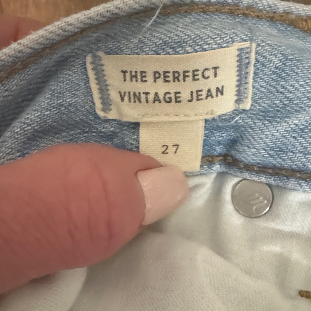 Madewell Sky Blue Denim Jeans - Picture 3 of 4